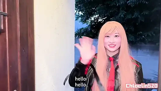 Chloe Lin Permainan Pemotretan Panas Cosplay Disetubuhi Oleh Komandan