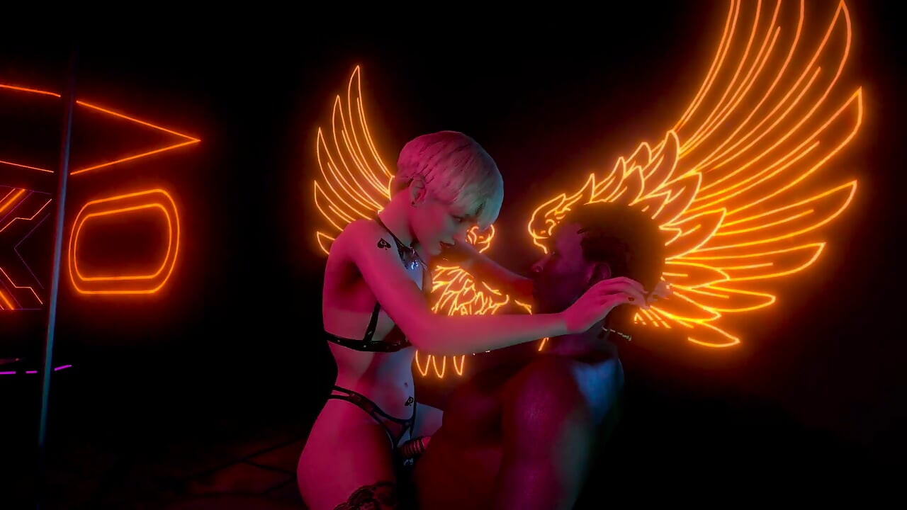 A pretty Femboy Angel Riding BBC