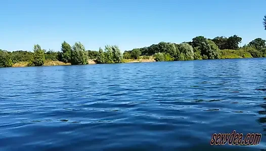 Outdoor Squirt at the Lake POV