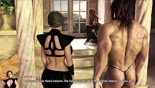 Queen Elaria’s Secret Affair: Conan Pounds Her Big Ass Quiet - Creampie Finish in Her Dripping Pussy