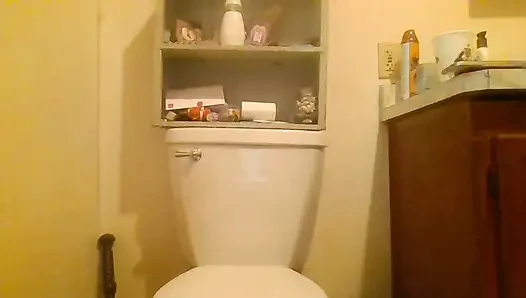 Strip tease quickie kamar mandi shh jangan ketahuan