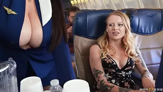 This Flight Attendant Fucks: Part 2 Angela White Brazzers