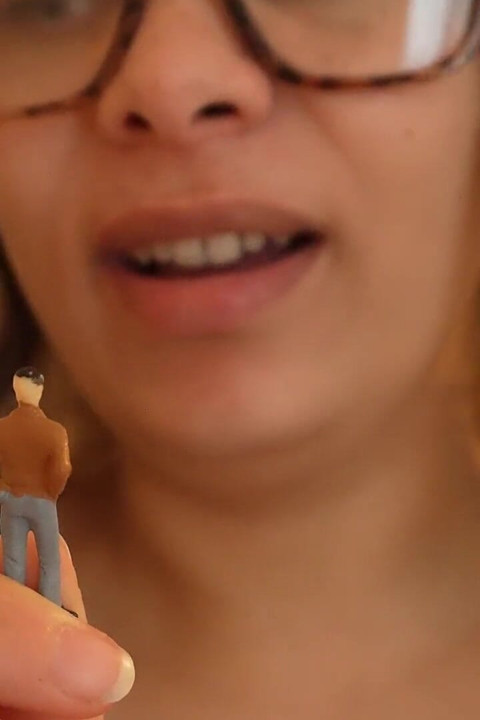 Giantess Stepsister Face Fetish She Makes Grimaces Ahegao Faces and Silly Expressions for Her Tiny Stepbrother While He