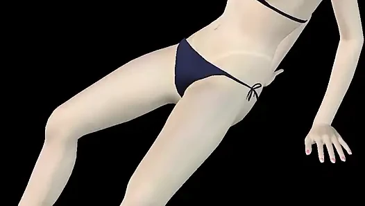 Porno 3d animasi - gadis yang sangat cantik masturbasi dengan pisang sampai orgasme