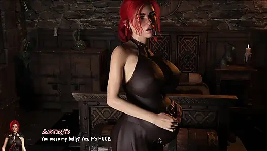 Hamile astrio amcığını dölle boyatıyor - conan durmadan dev emziren göğüslerinden içiyor