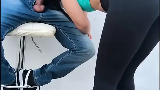 Perfect Blowjob I Hired the Hot Brunette to Suck My Cock Until I Cum in Her Ass