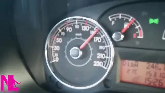 Driving Fast in Flowered Ballet Flats