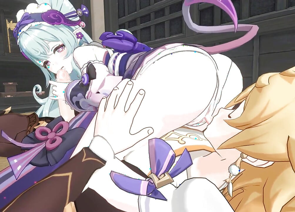 Genshin Impact- Mizuki Works Out Your Stress with a Lewd, Slippery Sex Session - 3D Hentai Animation