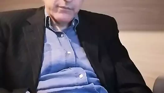 Striptease, piss and a long handjob