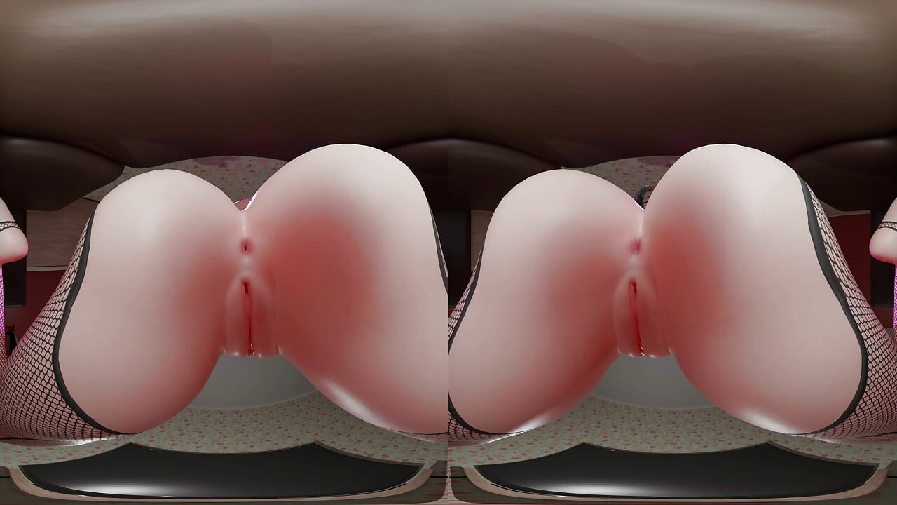Guestoy - VR Edition. Final trailer (released). Busty alt teen with glasses facesitting and spitting. POV.