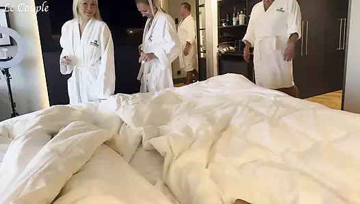 Mengunjungi teman-teman swinger kami di pagi hari - swinger amatir asli