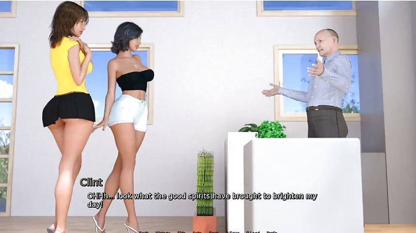 Laura Lustful Secret - Gameplay - Roleplay - Teen Getting Wet Pussy Because of Oldman Massage