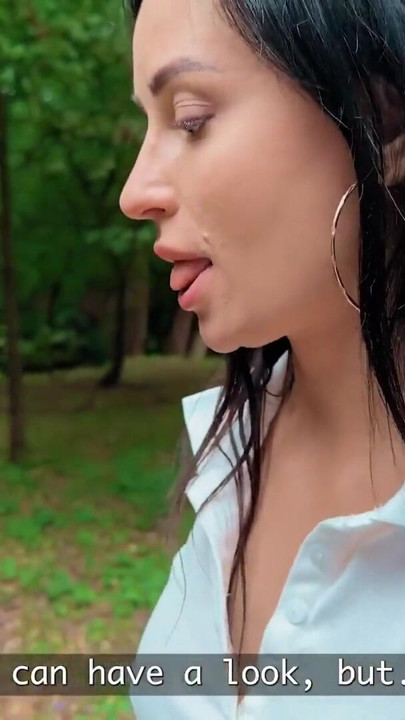 DEBT4k. What she is hiding under the skirt? | Clip 1
