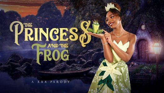 Ebony Babe Lacey London as PRINCESS Tiana Turns FROG Into Lover VR Porn