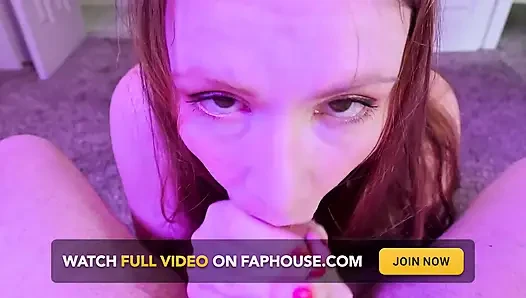POV Cock Sucking Facial