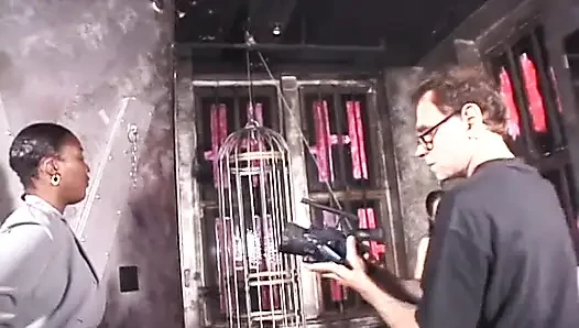 Watch behind the scenes footage of kinky BDSM girls in action