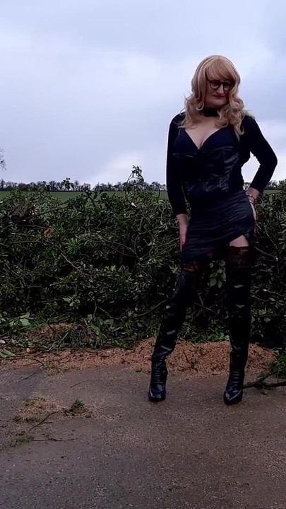Key moment from "Crossdressing in the Countryside"