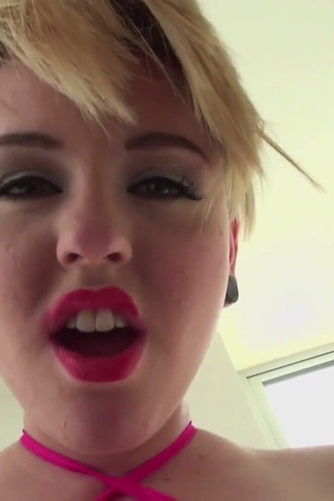 Short hair naughty teen sucks roco's big cock