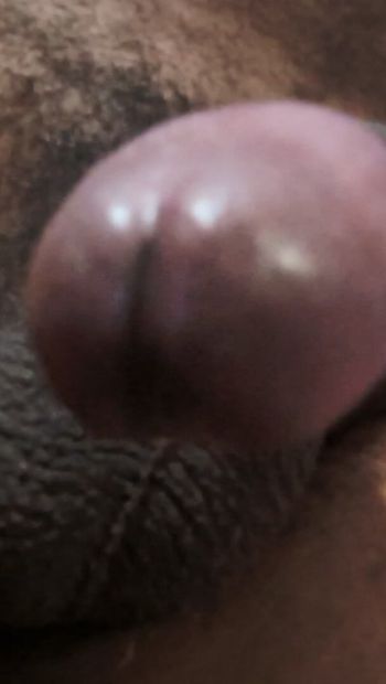 Czarny zakrzywiony twardy penis
