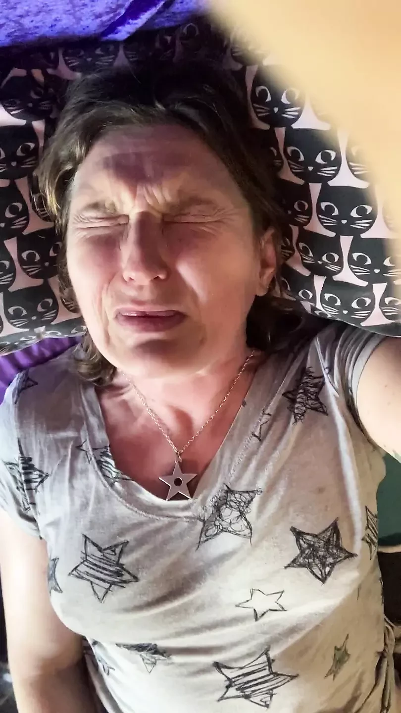 The Struggle to Orgasm Is Real for Hot Mature Brunette with Amazing Tits! New Batteries for the Win! Part 1 of 2