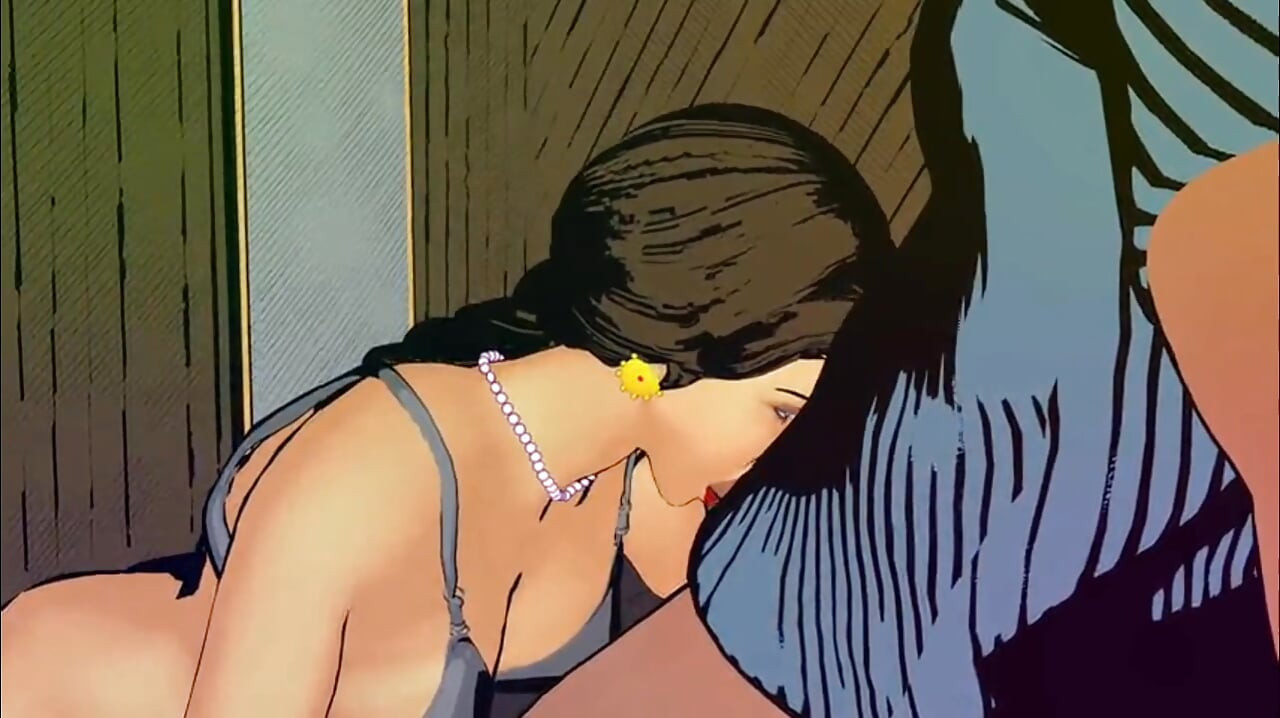 Üvey oğul seksi annesine yardım ediyor
