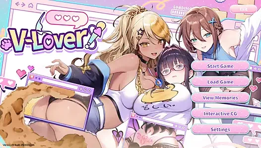 Хентай игра - рождественское соблазнение замужней женщины - V-Lover