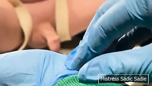 Basit bir sonda gösterisi, üretrasını genişlet