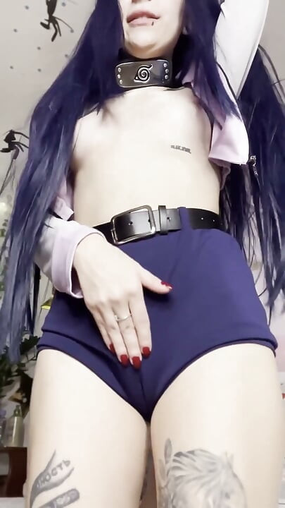 Hinata Cavalgando Seu Pau e Gozando