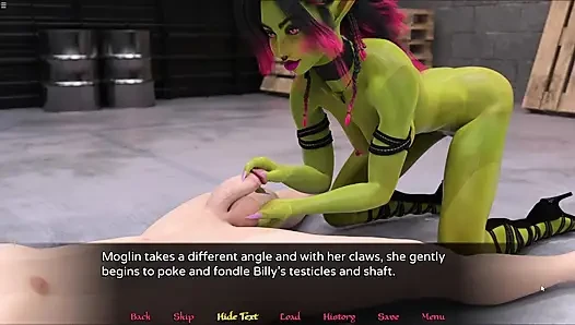 Petite Zombie Moglin Grinding Billy Cock With Tight Pussy And Cumming