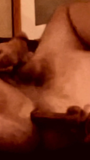 Must-see moment from "BravoXray Amped up Bear Explores With Wife's Toy In Hotel."
