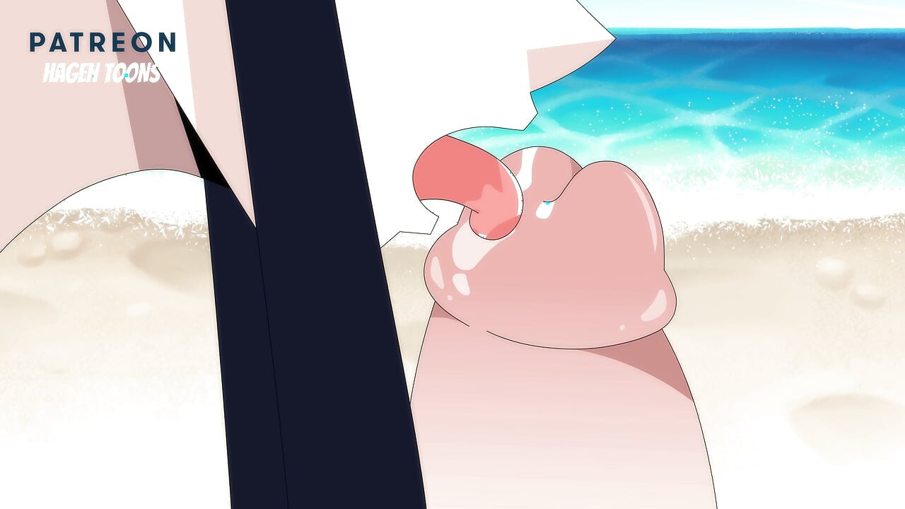 裸体海滩 - Hagen Toons