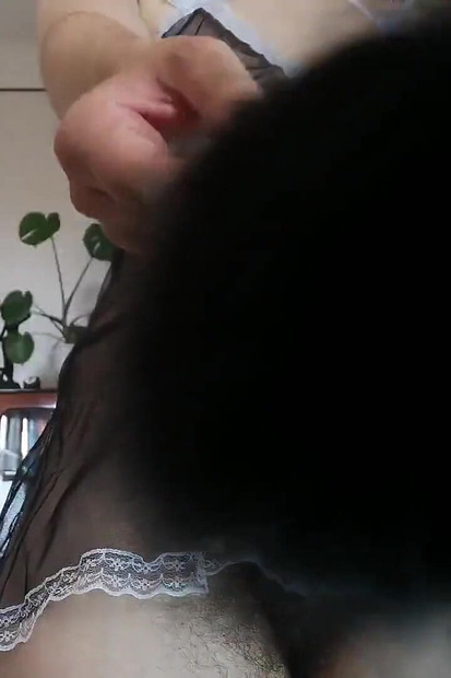 Dirty Maid Teases on Cam