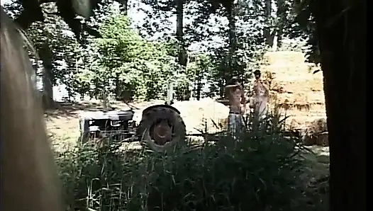 Wild Gangbang Outdoor for a Sexy Blonde