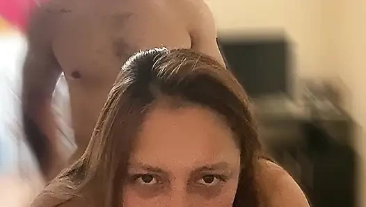 Angy likes to record herself from the front while they are putting their cock inside her pussy