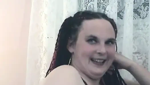 Busty tattooed BBW rides cock then gets jizzed