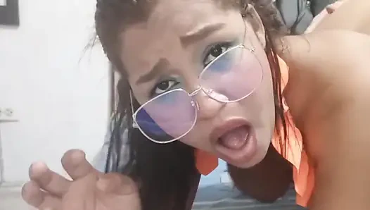 Argentinien schreit - ich schrieb sie auf instagram, und sie endet mit meinem schwanz in ihrem arsch