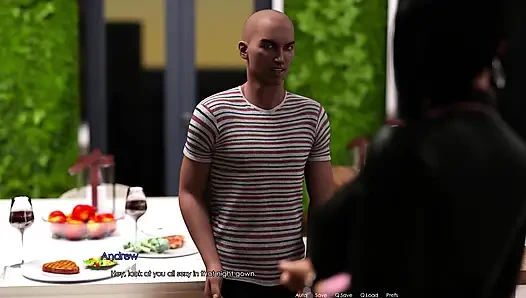 Куколд История - она пригласила своего отчима на тройничок, пока ее бойфренд был всего в одной стене