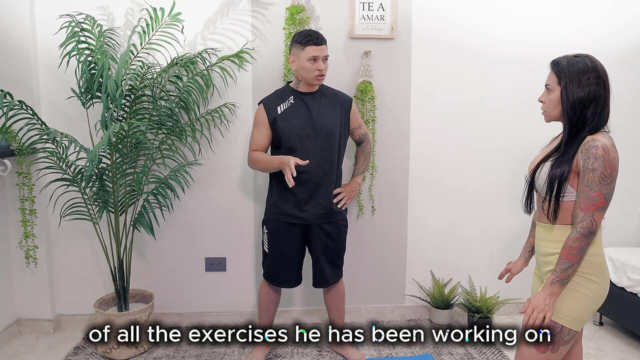 My young Yoga instructor got hot with the rose of my ass and I had to fuck him