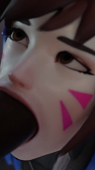 Ateşli D.va büyük zenci yarağı gırtlağına kadar alma servisi ve prezervatifte sıkı amcık sikişi - 3 boyutlu overwatch animasyon