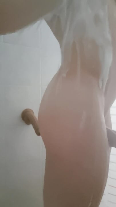 Taking a shower after a gym workout