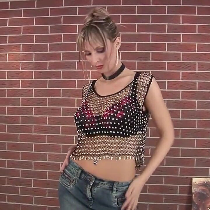 Milly Moris Sexy in Mesh