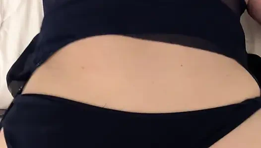 Amateur Doggystyle Surprise Cum in Mouth