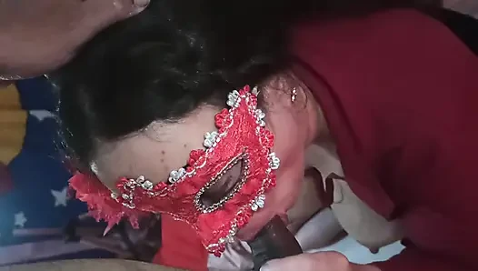 Pasangan amatir memiliki seks buatan sendiri yang nyata, oral pria, tenggorokan dalam, blowjob lezat