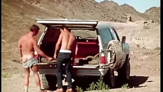 Vintage - cowboys fuck in the truck bed