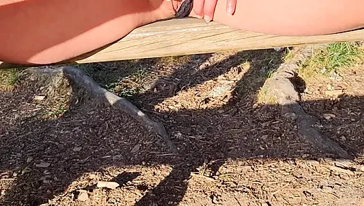 I film under her skirt