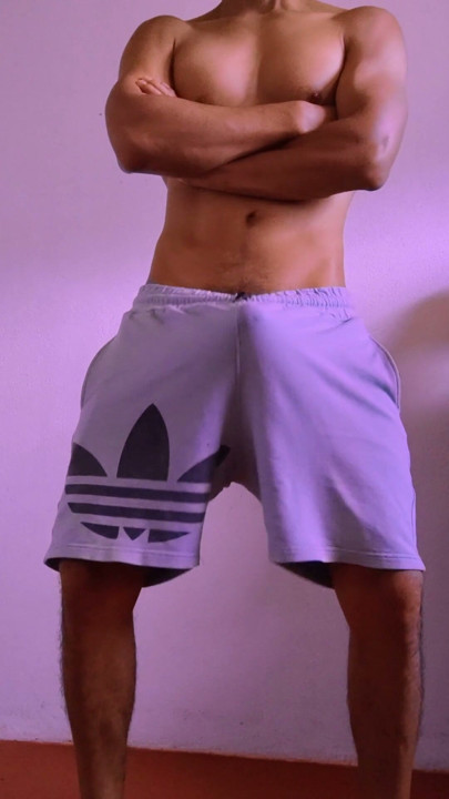Rubbing until I got hard - secret camera under me | Clip 2