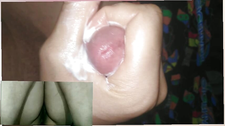 Wife Masturbates for Husband on a video call