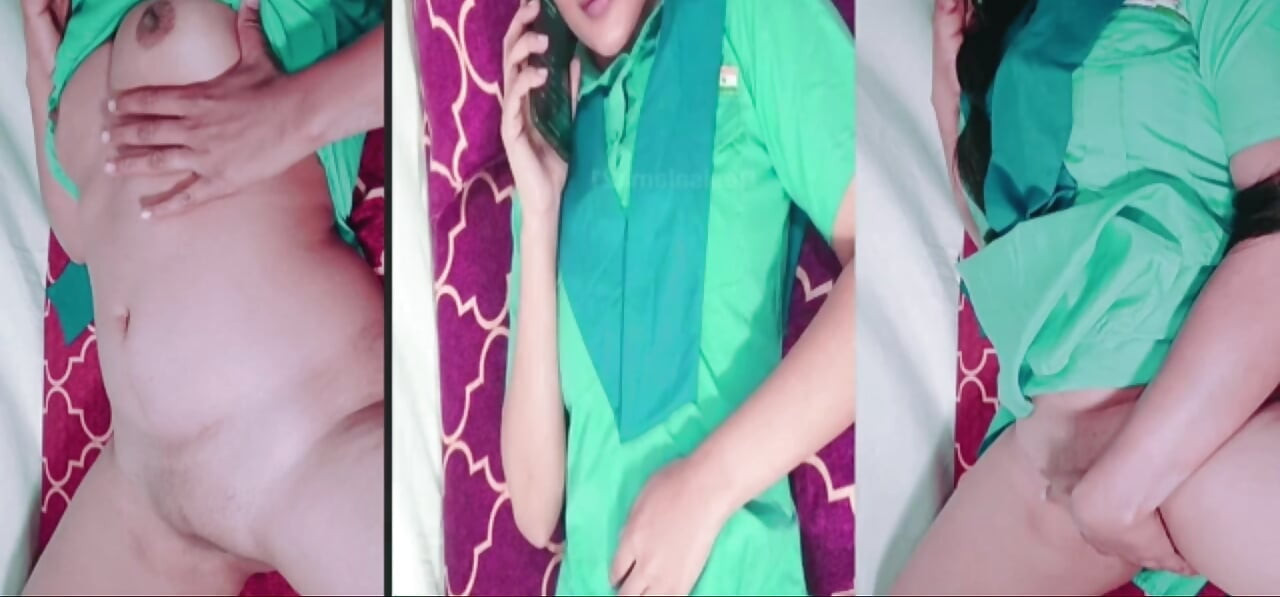 18+ Menina da escola estava sozinha de plantão e estava fazendo sexo com seu namorado e você fez sexo com bichano com franja