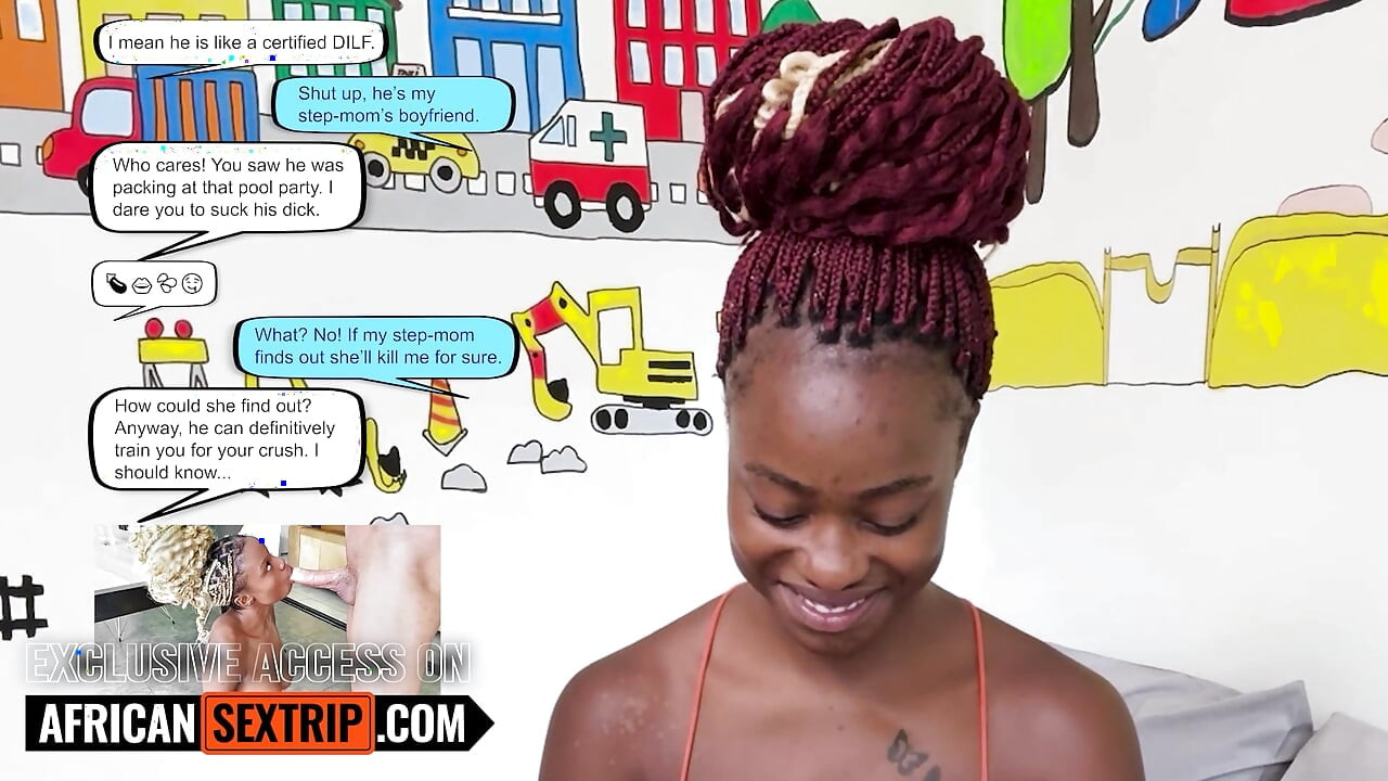 This EBONY girl ditched bible study to come over... ended up BLOWING my cock till it was dripping