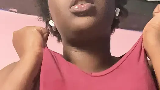 your computer lady co-worker flirting and teasing you with her big boobs